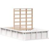  Krevetna konstrukcija Bijelo 90 x 190 cm Čvrsto borovo drvo | shoptok.hr