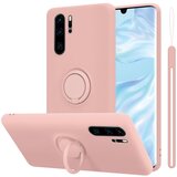  Ohišje, združljiv s Huawei v tekoči roza barvi - zaščitni pokrov iz fleksibilnega silikona TPU z obročem, (20586590) | Shoptok.si