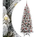  Umjetno božićno drvce Bijela 150 cm PVC, plastika, čelik i PE | shoptok.hr
