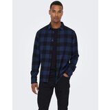 Only & Sons Srajca 'Gudmund' encijan / črna | Shoptok.si