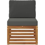  Srednja sofa za van Čvrsto drvo akacije Prirodna | shoptok.hr