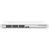 CSS326-24G-2S+RM, Cloud Smart Switch, 24x10/100/1000 Ethernet ports, 2xSFP+ ports, 1U rackmount, SwOS svič