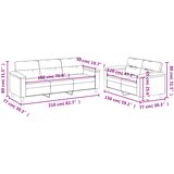 2-dijelni set sofa s jastucima crni od mikrovlakana | Eponuda.ba
