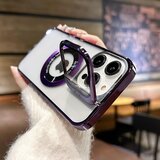 INORCO Za iPhone 12 Pro/12, ki podpira magnetno polnjenje, etui za telefon, stojalo, galvaniziran ovitek za mobilni telefon, (22033130) | Shoptok.si