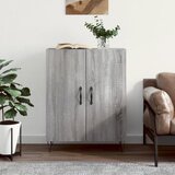 vidaXL Komoda siva sonoma 69,5x34x90 cm inženirski les Cene