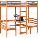  Okvir kreveta na kat sa stolom i stolicama 90 x 200 cm borovina | shoptok.hr