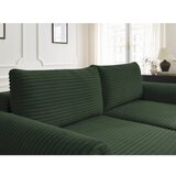 Bobochic Paris Tamno zelena sklopiva sofa od samta 257 cm Lucien – | shoptok.hr