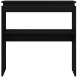 vidaXL Konzolni stol Crni hrast Drvo 80 x 30 x 80 cm | shoptok.hr