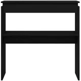 Konzolni stol Crni hrast Drvo 80 x 30 x 80 cm