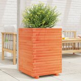 Maison Chic Vrtno cvetlično korito - Cvetlični Lonec voščeno rjavo 50x50x72 cm trdna borovina, (21790614) | Shoptok.si
