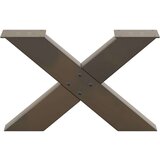  Noge za klub stolić u obliku slova X 2 kom prirodni čelik 60 x (30-31) cm čelik - Prirodna 60 x (30-31) cm (80 mm) 2 1 | shoptok.hr