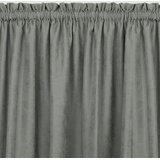  Curtain MILANA color gray style classic 5 cm pole pocket with 3 cm fringe chenille 560x300 HOMEDE Cijene