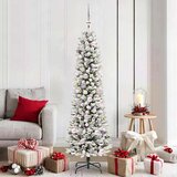 vidaXL Umestno božično drevo med 300 LED Zelena in bela 180 cm | Shoptok.si
