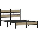 Okvir kreveta bez madraca boja hrasta sonome 120x190 cm drveni | Eponuda.com