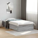  Okvir kreveta s ladicama siva boja hrasta 90 x 190 cm drveni | shoptok.hr