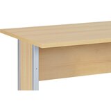 MID.YOU PISALNA MIZA kovina, leseni material barve bukve | Shoptok.si