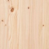 vidaXL Posteljni okvir z vzglavjem bel 75x190 cm trdna borovina, (21303960) | Shoptok.si