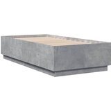  The Living Store Posteljni okvir betonsko siv 90x190 cm inženirski les - Posteljni Okvir, (21445643) | Shoptok.si