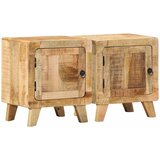  Noćni ormarić 2 kom 40x32x46 cm puno drvo grubo mango | shoptok.hr
