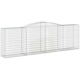  Lučne gabionske košare 8 kom 400x50x120/140cm pocinčano željezo | shoptok.hr