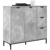  Kreveta Betonski sivi 89,5 x 33 x 82 cm Konstruirano drvo | shoptok.hr