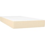  box spring s madracem LED krem 200x200 cm od tkanine | shoptok.hr