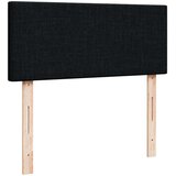  Krevet s oprugama i madracem crni 120 x 200cm od tkanine | shoptok.hr