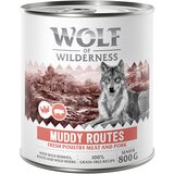 Wolf of Wilderness Senior “Expedition” 6 x 800 g - Muddy Routes - perutnina s svinjino | Shoptok.si