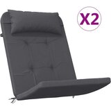 vidaXL Blazine za stole Adirondack 2 kosa antracit oxford tkanina | Shoptok.si