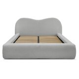 Bobochic Paris Svijetlo sivi tapecirani bračni krevet s prostorom za odlaganje s podnicom 140x190 cm Orlane – | shoptok.hr