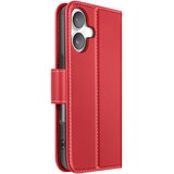 AVIZAR Denarnica etui za iPhone 16 Pro iz premium usnja s funkcijo stojala, Rdeča, (5000189536) | Shoptok.si
