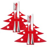 springos Prevleke za jedilni pribor iz filca za božič / 2 kosa, (21629712) | Shoptok.si