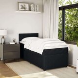 Box spring krevet s madracem crni 90x200 cm baršunasti | shoptok.hr
