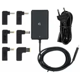 65W polnilec GaN USB-C za prenosni računalnik / tablični računalnik / pametni telefon Ultra Fast, Črna, (5000009867)