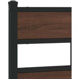  Uzglavlje smeđa boja hrasta 180 cm čelik i konstruirano drvo | shoptok.hr