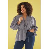 Trendyol ženska bluza Tbbss25Af00066, tamnoplava | Eponuda.com