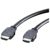 Value HDMI priključni kabel HDMI A utikač 15.00 m crna 11.99.5534 sa zaštitom HDMI kabel