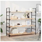 vidaXL Plutajuće police 3 kom 140x40x2 cm od neobrađenog drva bagrema | shoptok.hr