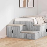 Ormarić za pohranu 2 pcs Siva Sonoma 127 x 41 x 40 cm | shoptok.hr