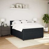  Krevet s oprugama i madracem crni 160x200 cm baršunasti | shoptok.hr