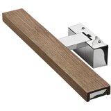  Brilagi-LED Kupatilsko osvetljenje za ogledalo WOODY MIRROR 3u1 LED/8W/230V IP44 hrom/hrast-orah | Eponuda.com