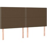  Box spring postelja z vzmetnico temno rjava 160x200 cm blago, (20900081) | Shoptok.si