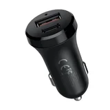 PD brzi auto punjač (18W+12W, USB-C + USB-A)