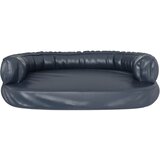  Ergonomski pjenasti krevet za pse modri 88 x 65 cm umjetna koža | Eponuda.com