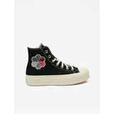 Converse Black Women's Ankle Sneakers on the platform Chuck Taylor - Women Cene