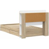  Okvir kreveta s pohranom s ladicama Hrast sonoma 90 x 190 cm | Eponuda.com