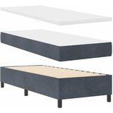  Krevet s opruga kutije Tamno siva 80 x 200 cm Baršun | shoptok.hr