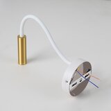  Brilagi - LED prigušiva fleksibilna zidna lampa MAYA 1xG9/4W/230V bela/zlatna | Eponuda.com
