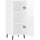  Komoda sjajna bijela 34,5 x 34 x 90 cm od konstruiranog drva | shoptok.hr