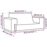  Otroški dvosed antracit mehak pliš, (20698447) | Shoptok.si